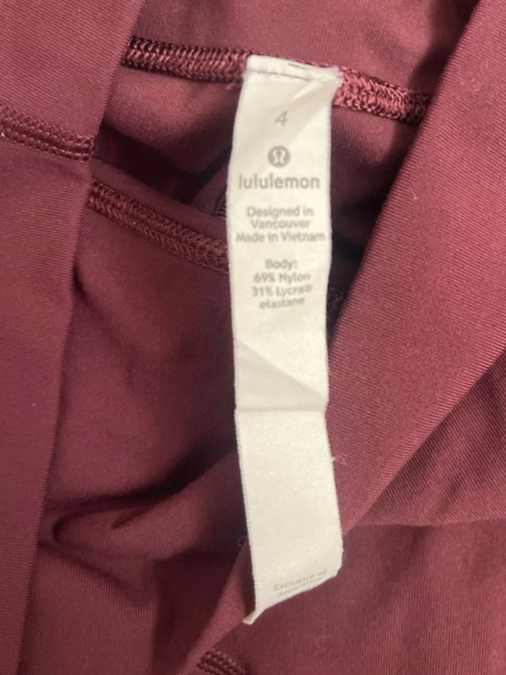 Lululemon winder unders 28” - Picture 2 of 4